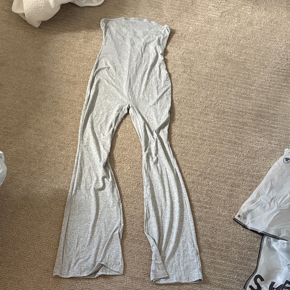 SHEIN Silver Sleeveless Jumpsuit